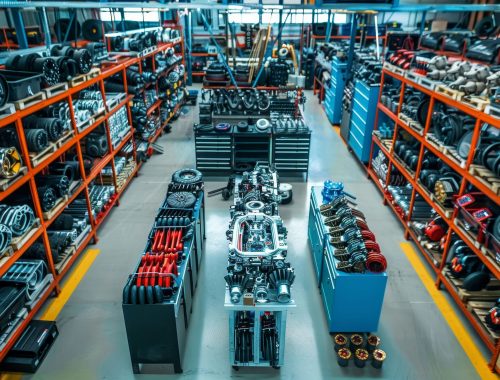 An immaculately organized automotive workshop showcases rows of spare parts and tools. The array of neatly arranged automotive components reflects a high level of precision and care SSUCv3H4sIAAAAAAAACpySQW7DIBBF95V6B4t1LDkxduJcJepiDDhGIWABTlVFuXsHMBHdduf/ZvjMZ/z8/KgqMoKTjJyrZ1CopVKr8xa8NBpxs9u4FZoLW5KHbfumBCBR7bMSXHpjJagSjuDZrOEuEOpVqYBfsUicB7864cIsG2LgxRU9EnxbpIEvSVe5EIt4AkuE7Arm1jGyjJL5v06mj6934KvQ7CcOXASxQglIQS6pldy+vbD3MhqsXJoi1cMwUKGhLZxALmDhz7nFSib1tSDGz3Ev2YmZVXsbpnqHIcqYBUYVXn3Ca0TmMziH7Tzz4m6Gf4G5F/do42OmzZVwXE6Q+7btaE+PJ9q1/b4fKN0a0kJniT5xnGyEmt0kL1PJMAFphoadpvZQn6aDqGnXjPUwdH3dDT0VR+B8OgDu4vULAAD//wMAjnJEMbkCAAA=